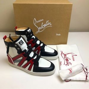Men’s Christian Louboutin Vida High Top Sneakers 42